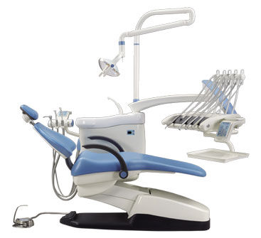 Conjunto odontológico com apoio de cabeça regulável - CARE 22U  - Eurocompress - compacto / com sistema de higienização / com iluminação