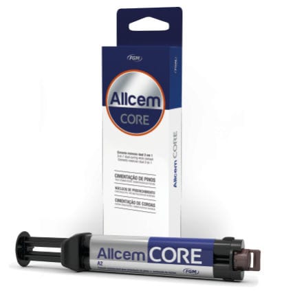 Adesivo ortodôntico para coroas dentárias - Allcem Core - FGM Dental Products