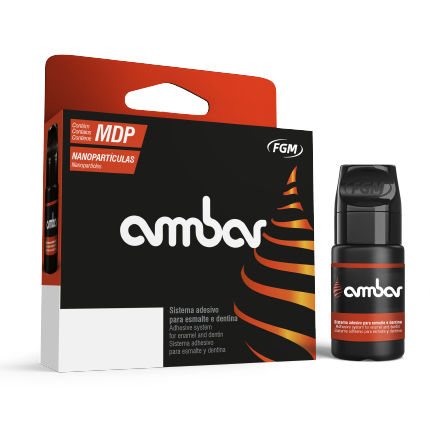 Cimento odontológico para restauração dentária - Ambar - FGM Dental Products - fotopolimerizável / líquido