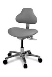 Mocho odontológico - Deluxe 6126C - Forest Dental   - com altura regulável / com encosto / com rodízios