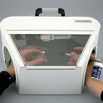 Estação de trabalho para laboratório dentário de mesa - Airsonic® Absorbo Box® - Hager & Werken