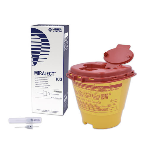 Container para seringas - 355491 - Hager & Werken - para agulhas / para cânulas / de resíduos cortantes