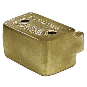 Mufla para prótese dentária de polimerização - 48F - Handler MFG - em bronze / retangular