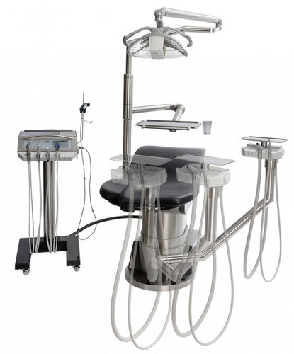 Conjunto odontológico com cadeira - D2-EC(SA) - DKL CHAIRS GmbH - compacto / com apoio de cabeça regulável / com sistema de higienização