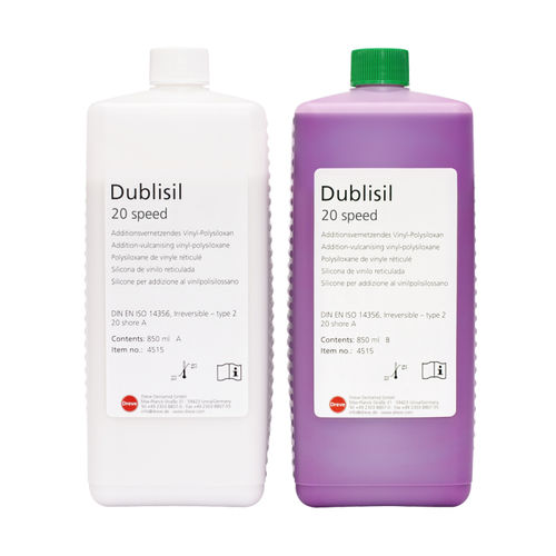 Material dentário em silicone - Dublisil® 20 speed - Dreve Dentamid GmbH   - de duplicação / de fresagem