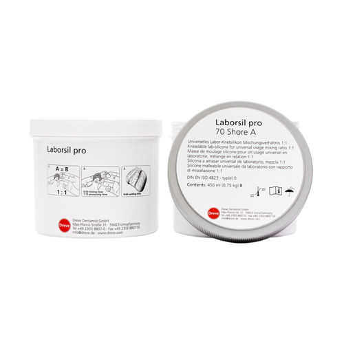 Material dentário em silicone - Laborsil pro 70 - Dreve Dentamid GmbH   - para confecção de modelos