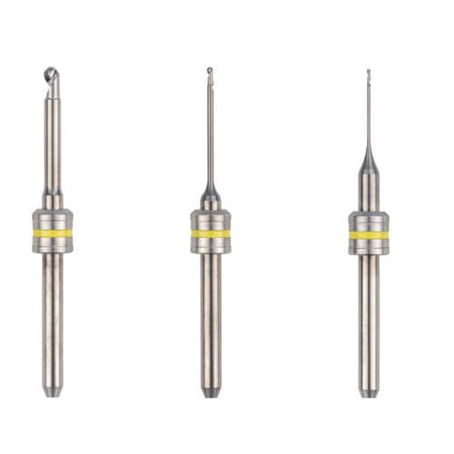 Fresa para laboratório de prótese dentária - N1.R1 series - Edenta - metálica / em metal duro / de corte