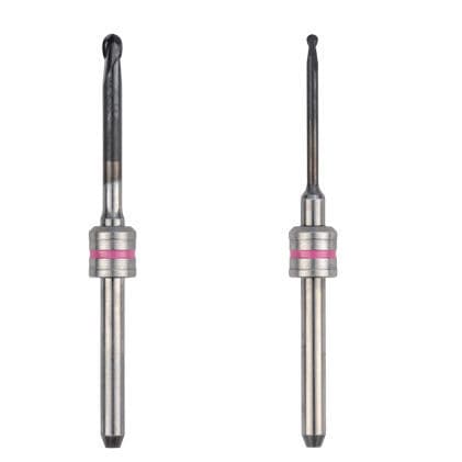 Fresa para laboratório de prótese dentária - N1.R2D - Edenta - metálica / em metal duro / de corte