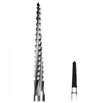 Fresa para cirurgia odontológica - RF C - Edenta - universal / em aço inoxidável / de corte