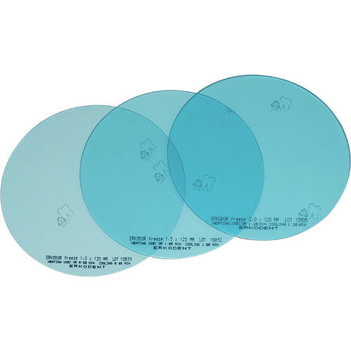 Material dentário em acrílico - Erkodur freeze - ERKODENT Erich Kopp - para goteiras terapêuticas / transparente / biocompatível