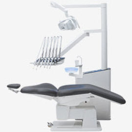 Conjunto odontológico com cadeira de acionamento elétrico - Heka S+  - Heka Dental - com apoio de cabeça regulável / com monitor / com sistema de higienização