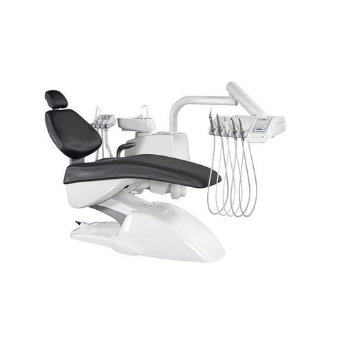 Conjunto odontológico com cadeira de acionamento elétrico - Brio - New Idem - compacto / com sistema de higienização / com mesa de equipo
