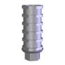 Pilar para implante em titânio - APP series - IDI - de hexágono interno / reto / provisório