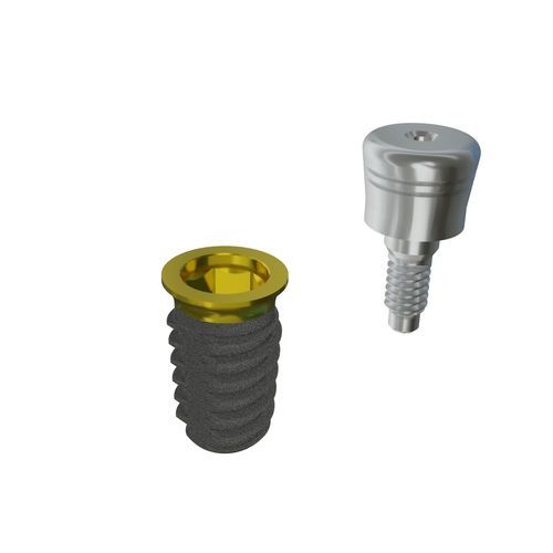 Implante dentário cilíndrico cônico - IDMAX - IDI - em titânio / de hexágono interno