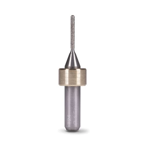 Fresa odontológica - T24 - imes-icore GmbH - diamantada / com retífica