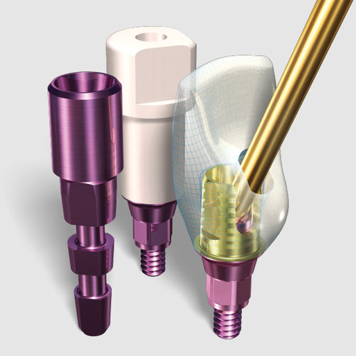 Pilar para implante em titânio - SMARTbase™ - Implant Direct Europe - de hexágono interno / reto / de CAD/CAM
