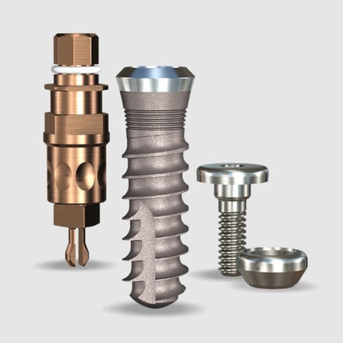 Implante dentário cilíndrico - SWISHPLUS™  - Implant Direct Europe - em titânio / de octágono interno / interno