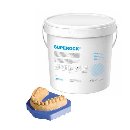 Material dentário em pedra - zeus SUPEROCK® - INDUSTRIA ZINGARDI SRL   - para laboratório de prótese dentária / em pó