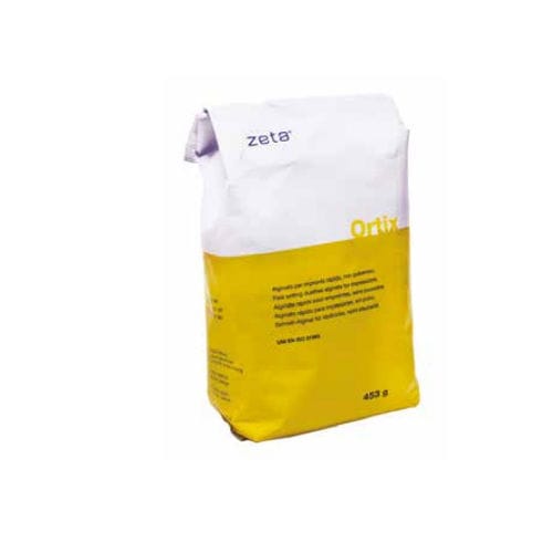 Material dentário de alginato - zeta ortix - INDUSTRIA ZINGARDI SRL   - para moldeira de impressão