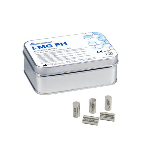 Material dentário em liga metálica - I-MG FH - Interdent - para laboratório de prótese dentária / de fundição / biocompatível