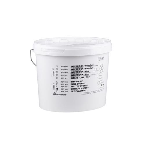 Material dentário em pedra - ORTHOPLASTER Tip III - Interdent - para laboratório de prótese dentária / para confecção de modelos / em pó