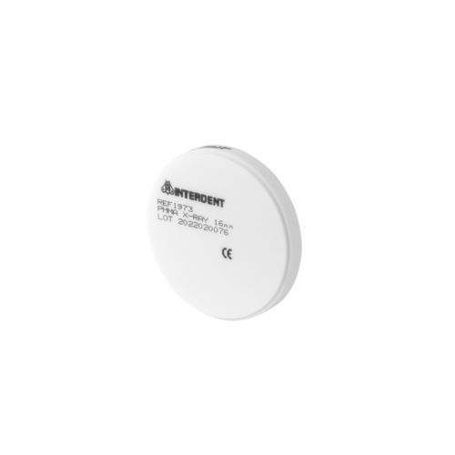 Material dentário em PMMA - CC Disk X-Ray  - Interdent - para restauração dentária / de CAD/CAM / de fresagem