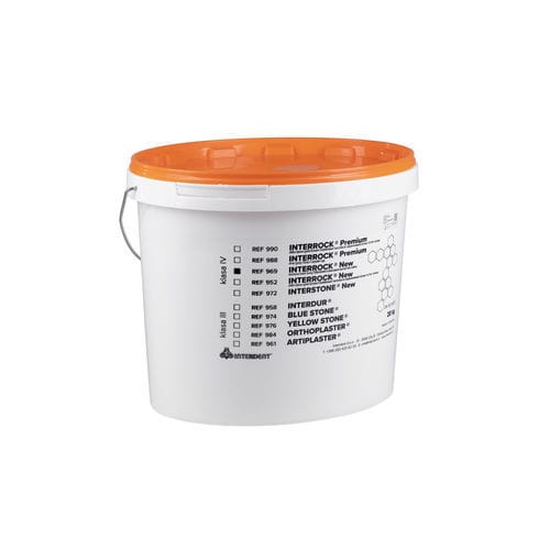 Material dentário de gesso - INTERROCK TIP IV - Interdent - para restauração dentária / de CAD/CAM / para laboratório de prótese dentária