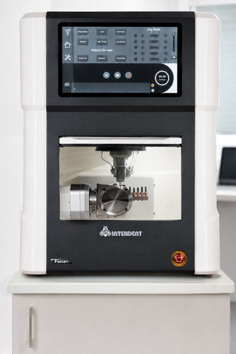 Fresadora de CAD/CAM - CC FORCE+ - Interdent - para laboratório de prótese dentária / para zircônia / para cobalto-cromo