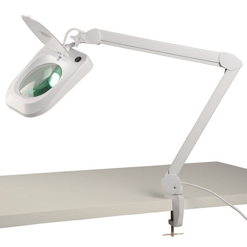 Luminária para laboratório de prótese dentária - IP Division (IP Dent) Technische Produkte GmbH - para lâmpada fluorescente / com lupa