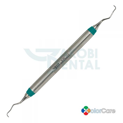 Cureta universal - SL3/47 - Jakobi Dental GmbH - de Langer / em aço inoxidável / cabo ColorCare