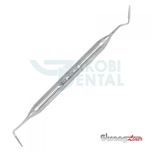 Lima periodontal Sugarman - FS1/2S6 - Jakobi Dental GmbH - em aço inoxidável / Cabo StrongLiner / mesial/distal