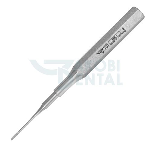 Alavanca odontológica dupla - EHB1 - Jakobi Dental GmbH - Heidbrink / em aço inoxidável / cabo antiderrapante