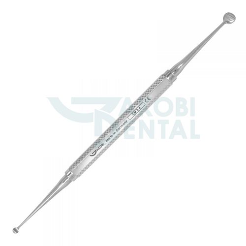 Cureta parodontal - CM2/4 - Jakobi Dental GmbH - de Miller / reta / em aço inoxidável