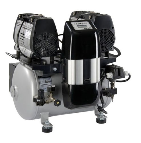 Compressor odontológico - 2xOF302-40BQ2	 - JUN-AIR International A/S   - de pistão / para 1 consultório / com secador de ar