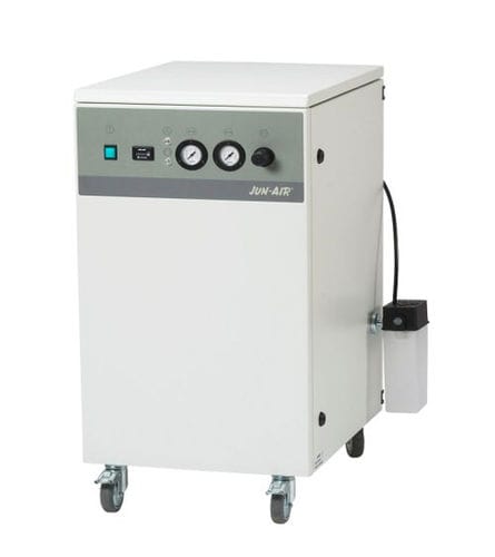 Compressor odontológico - OF302-25M - JUN-AIR International A/S - de pistão / com rodízios / sem óleo