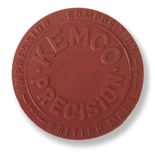 Material dentário em termoplástico - KEMCO - KEMDENT ASSOCIATED DENTAL PRODUCTS LTD   - para moldeira de impressão