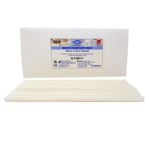 Material dentário em cera - Periphery  - KEMDENT ASSOCIATED DENTAL PRODUCTS LTD   - para moldeira de impressão / branco