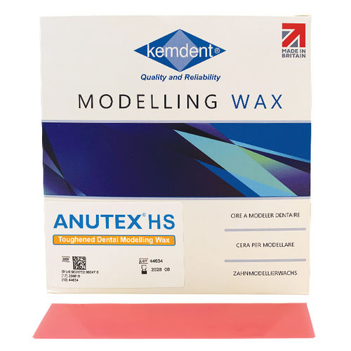 Material dentário em cera - Anutex HS - KEMDENT ASSOCIATED DENTAL PRODUCTS LTD   - para confecção de modelos