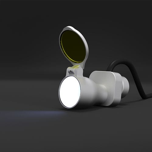 Fotóforo odontológico - I.C.Lercher - de LED / com bateria recarregável / com fonte de iluminação portátil