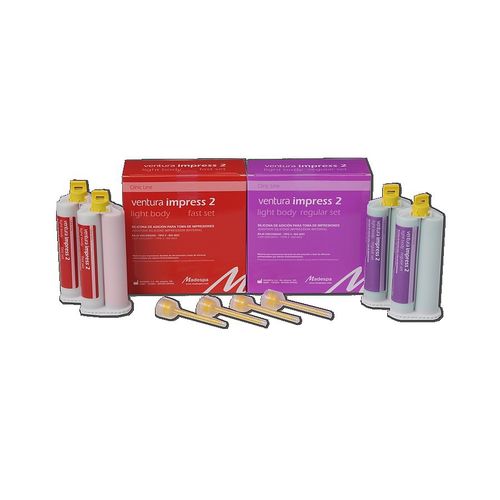 Material dentário em silicone - ventura impress 2 light - MADESPA S.A.   - para moldeira de impressão / para inlays dentários / para onlays dentários