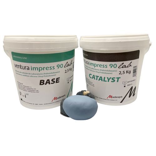 Material dentário em silicone - VENTURA impress 90 lab - MADESPA S.A.   - de CAD/CAM / para laboratório de prótese dentária / branco