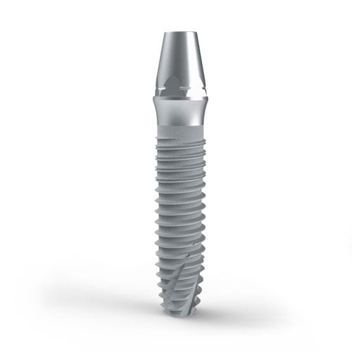 Implante dentário cilíndrico - BoneTrust® one - Medical Instinct Deutschland - em titânio / externo / em peça única