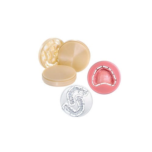 Material dentário de CAD/CAM - M-PM-Disc - Merz Dental GmbH   - em PMMA / para pontes dentárias / para coroas dentárias