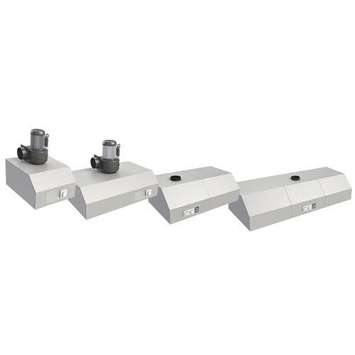 Capela de escape - DU series - MIHM-VOGT - para laboratório de prótese dentária / modular / com sistema de exaustão
