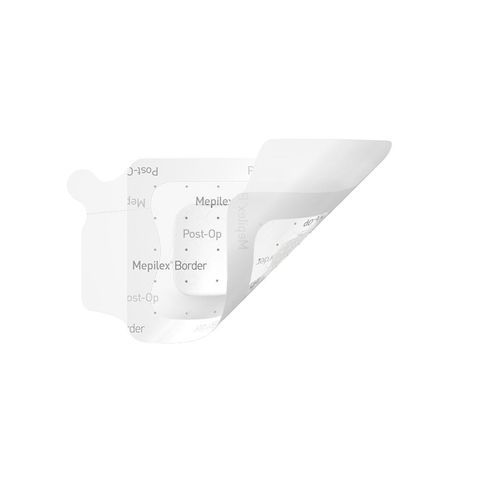 Curativo em silicone - Mepilex® Border  - Mölnlycke Health Care - não aderente / estéril / impermeável