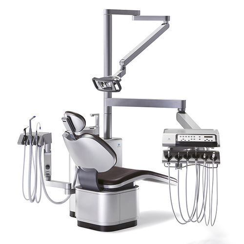 Conjunto odontológico com cadeira hidráulica - Signo T500 - Morita - com mesa de equipo / com luz LED