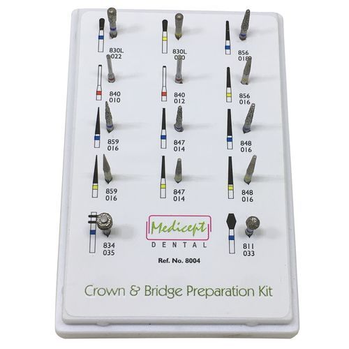 Kit de instrumentos para prótese dentária - 8004 - Navadha Enterprises  