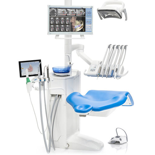 Conjunto odontológico com cadeira - Compact™ i5 - Planmeca - compacto / com monitor / com sistema de higienização