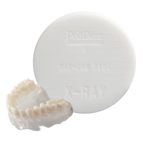 Material dentário em PMMA - X-RAY DISC - POLIDENT d.o.o.   - de CAD/CAM / de fresagem / para imagiologia dentária