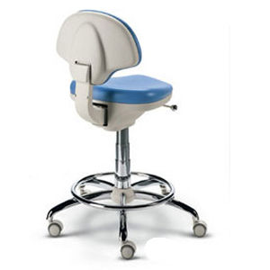 Mocho odontológico - AG70011 - PROMED - com altura regulável / com encosto / com rodízios